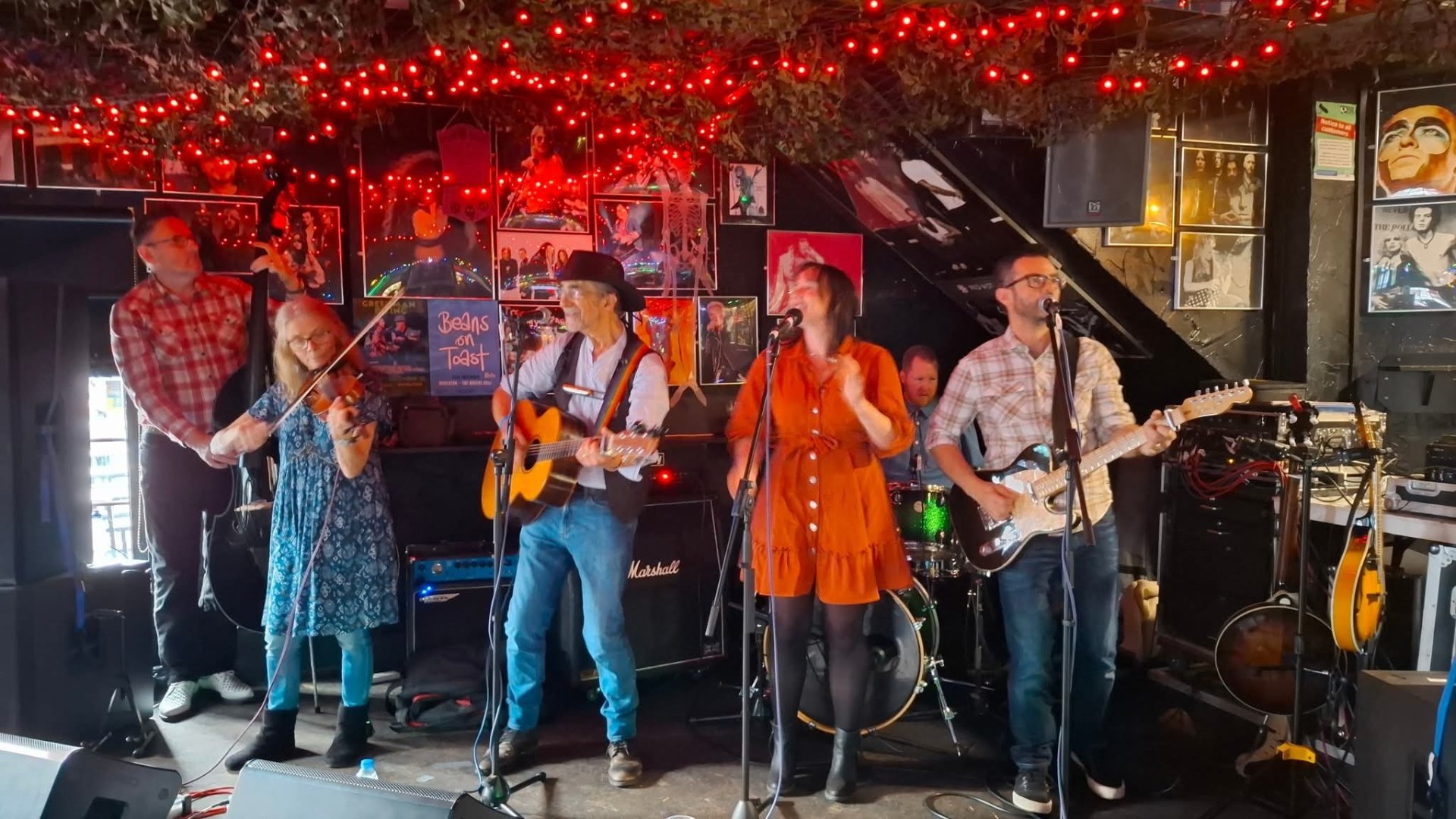 Dust & Debris performing at Nashville Days country music festival Leicestershire