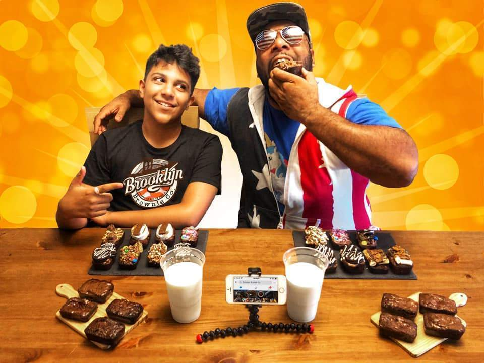 Brooklyn Brownie Co. stall at Nashville Days country music festival, Leicestershire